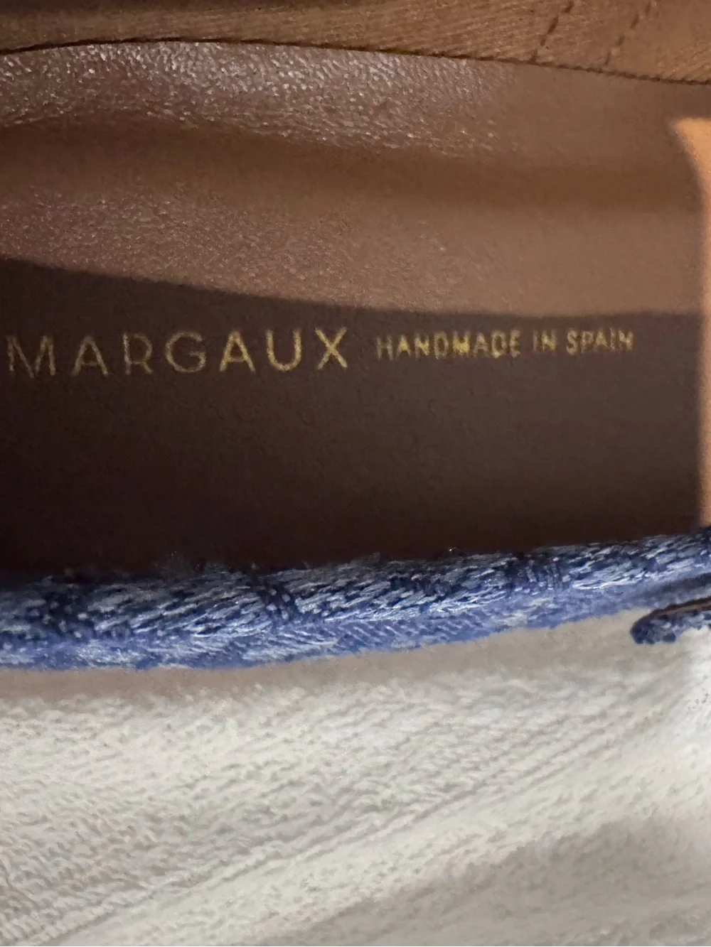 New Margaux Demi Jane denim leopard 39.5M